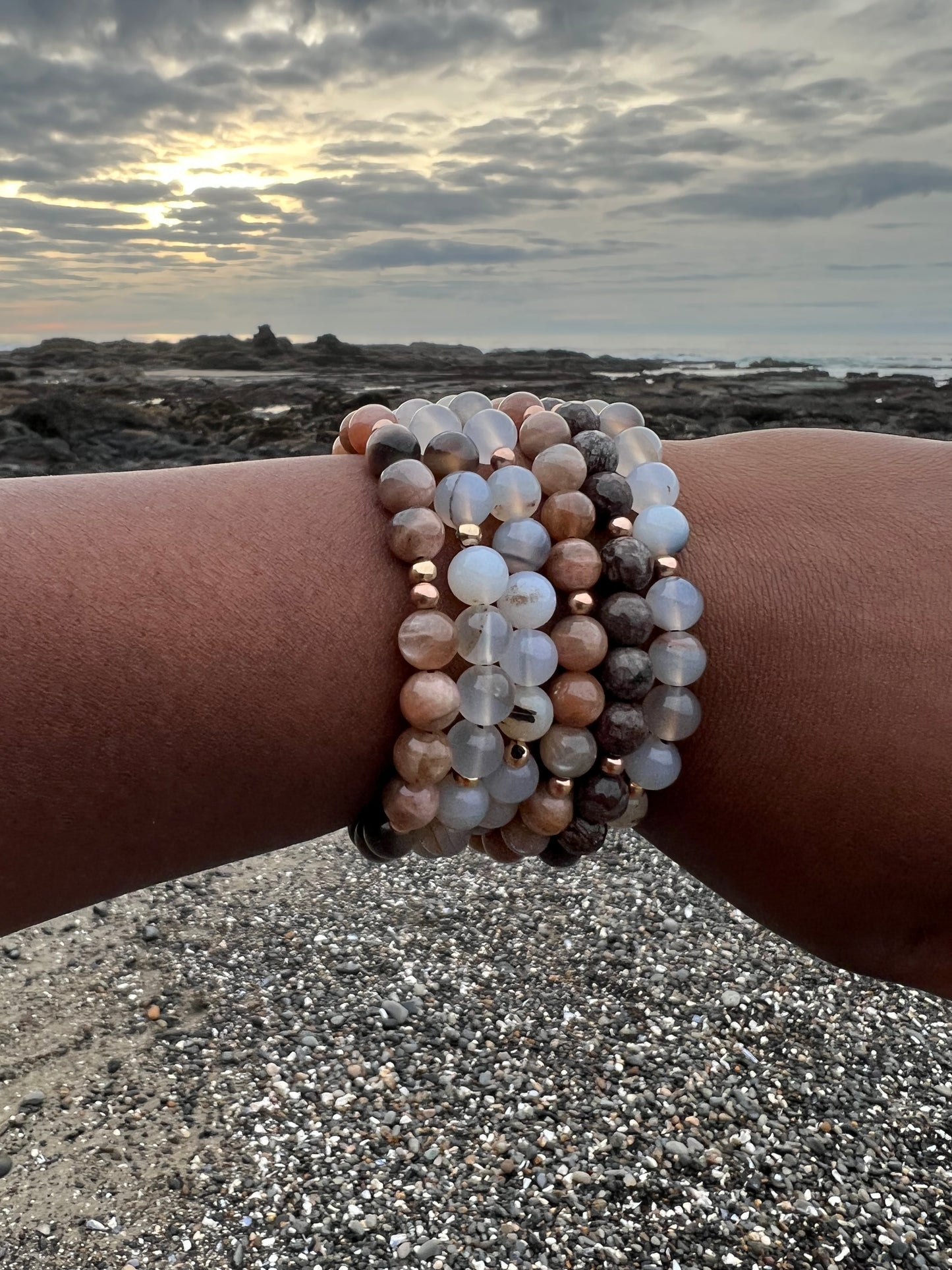 Gemstone Stretch Bracelets